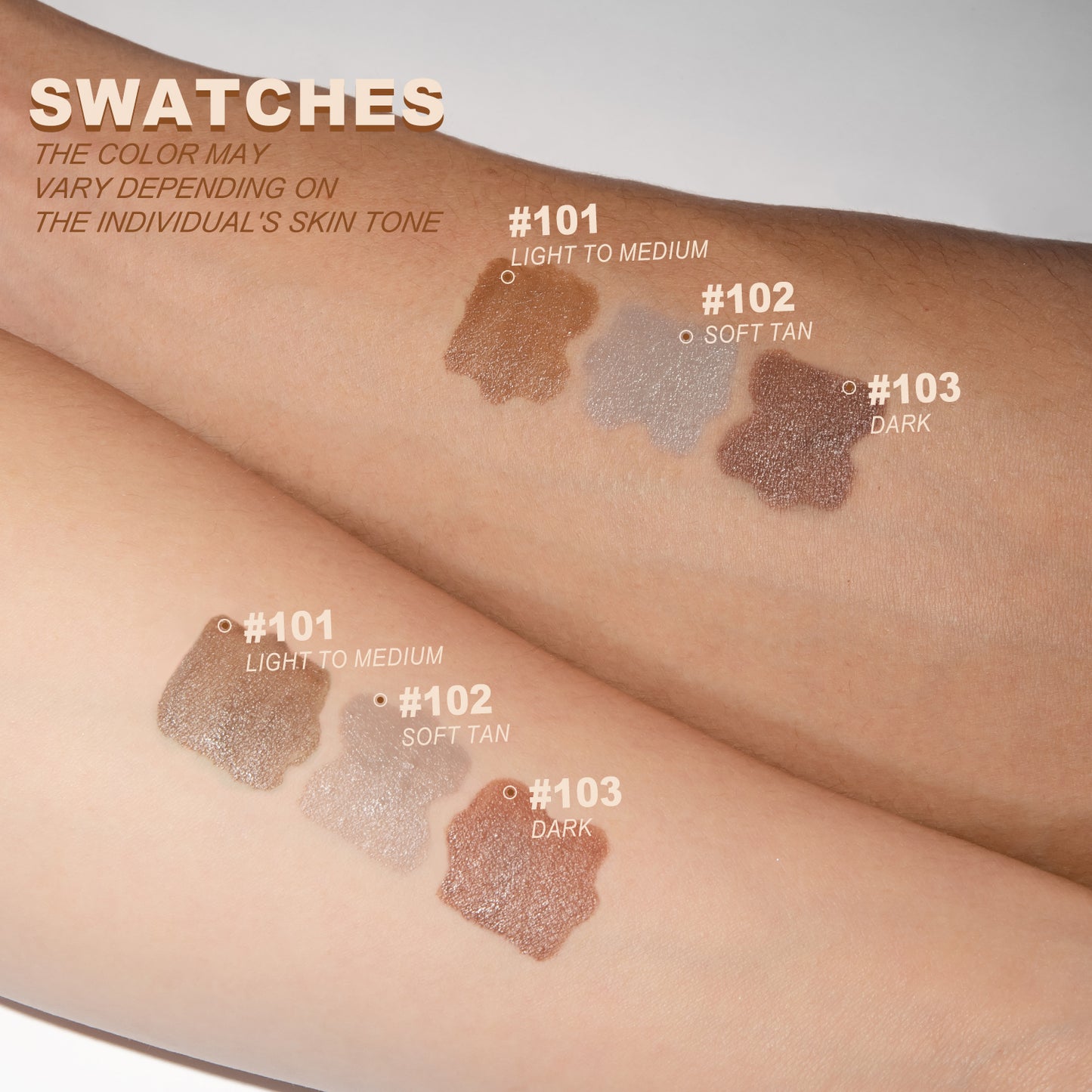 Three Color Liquid Contouring Liquid Foundation Facial three-dimensional deepening contour side shadow contouring liquid