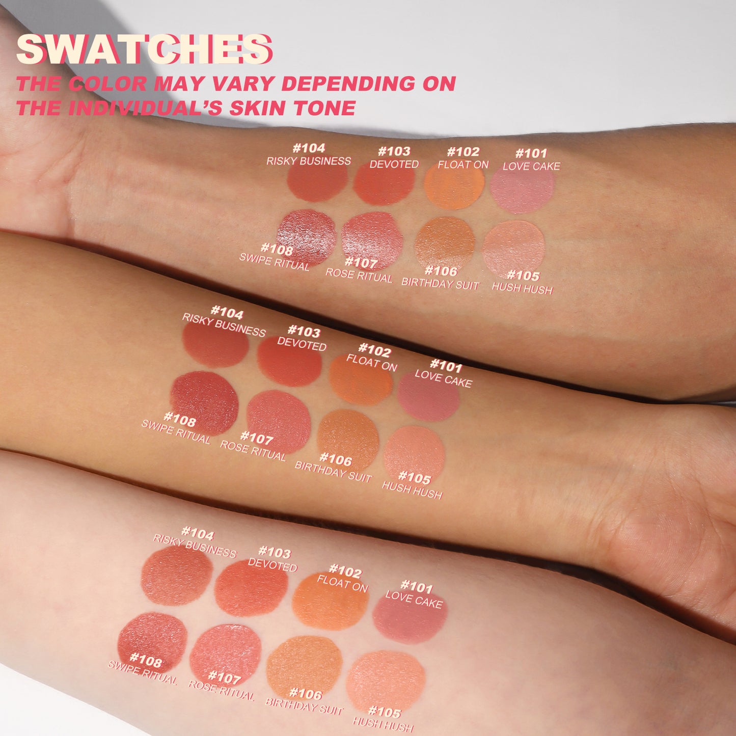 Eight Shades of Blush Liquid Lift and Brightening Long-lasting Color Development Natural Blush Liquid Cross-border makeup