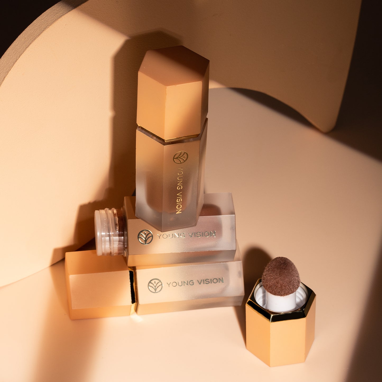 Three Color Liquid Contouring Liquid Foundation Facial three-dimensional deepening contour side shadow contouring liquid