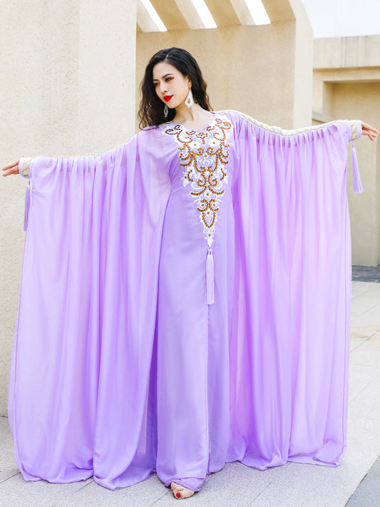 New belly dance folk clothing hair robes Khaleegy ethereal Oriental dance performance competition uniforms