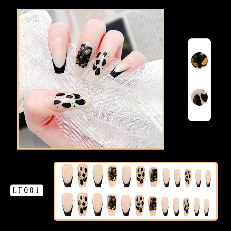 press on nail 24pcs fake nail long exaggerated