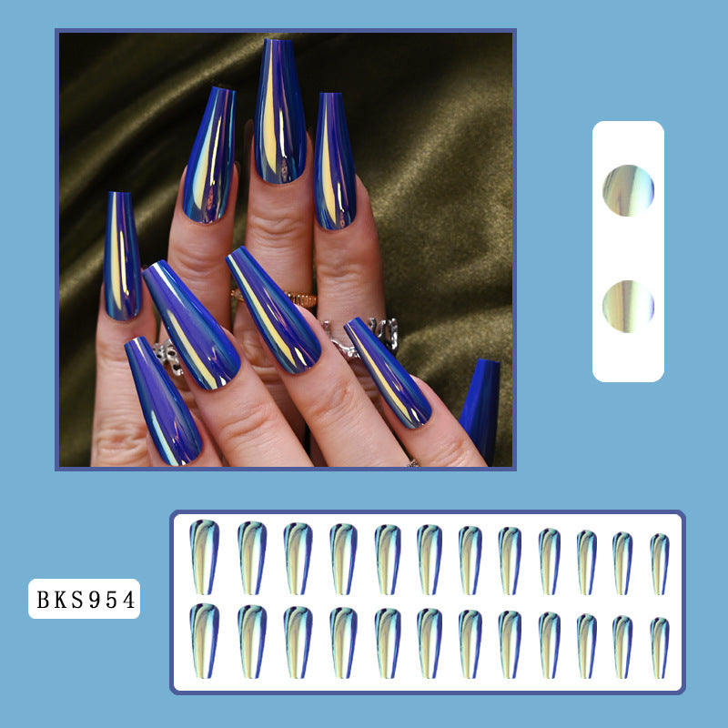 press on nail 24pcs fake nail long exaggerated