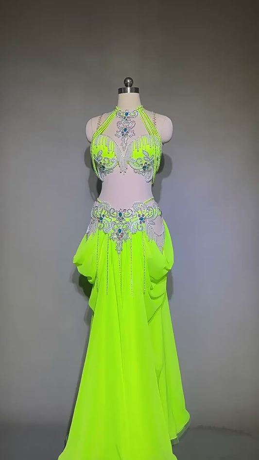 belly dance training wear oriental costume