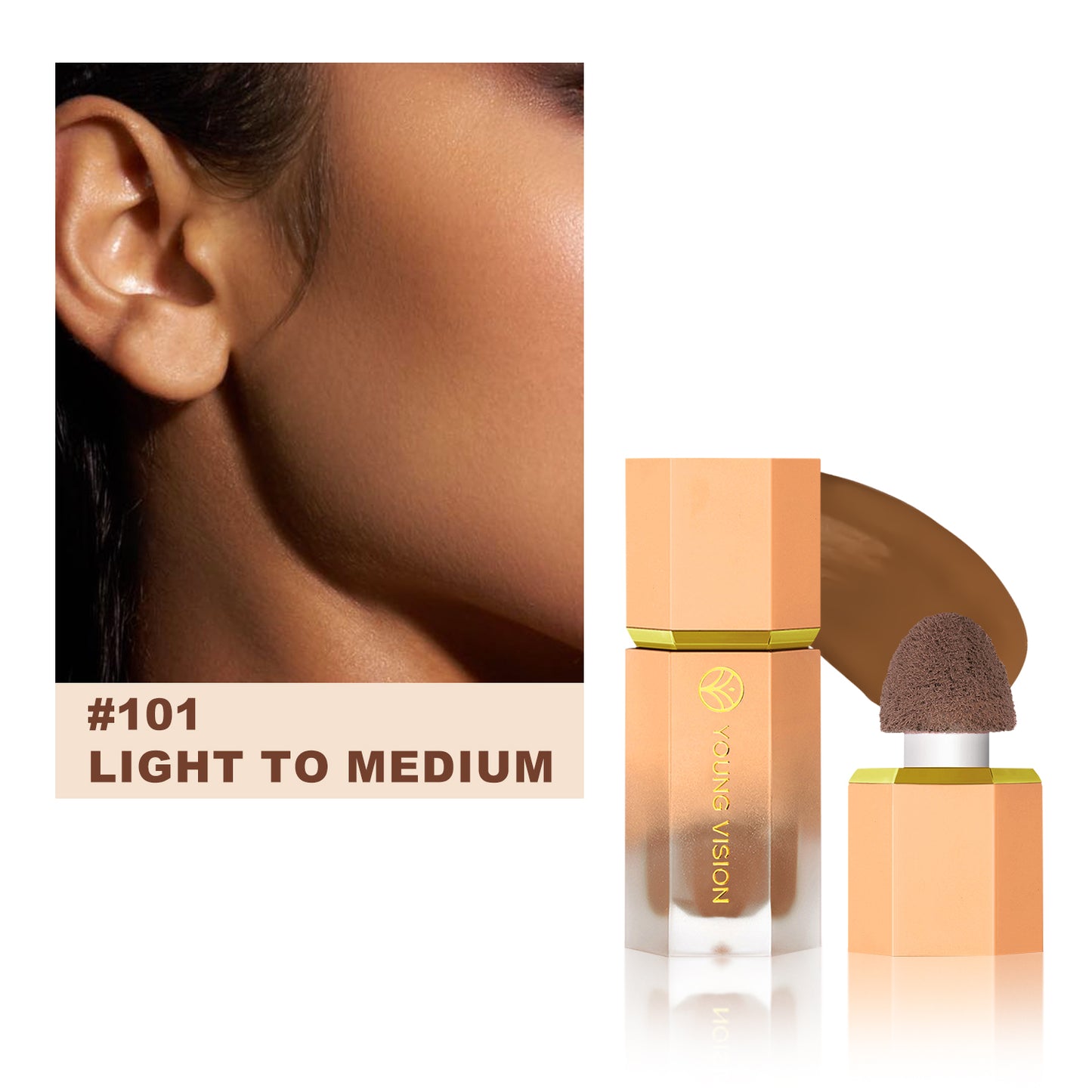 Three Color Liquid Contouring Liquid Foundation Facial three-dimensional deepening contour side shadow contouring liquid