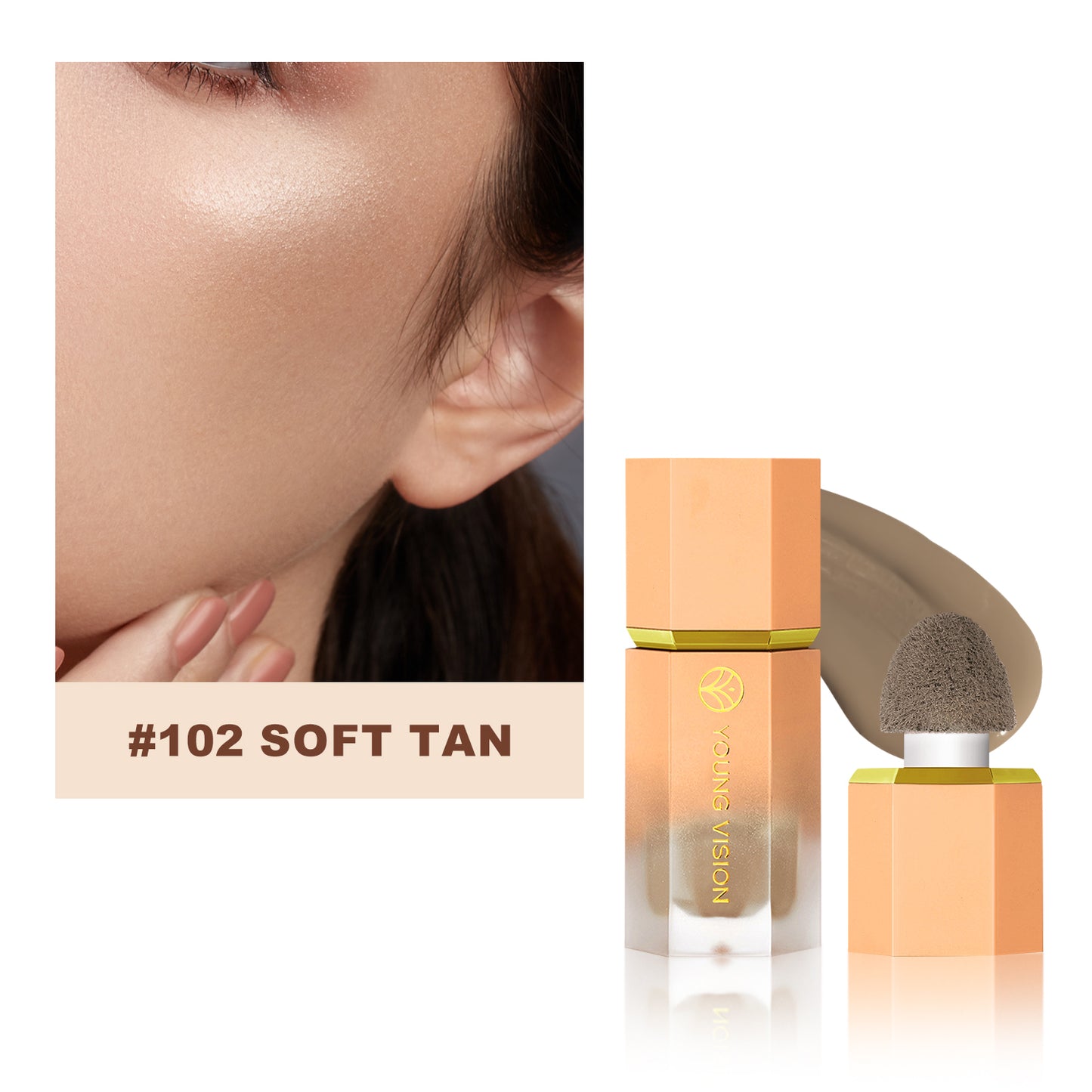 Three Color Liquid Contouring Liquid Foundation Facial three-dimensional deepening contour side shadow contouring liquid