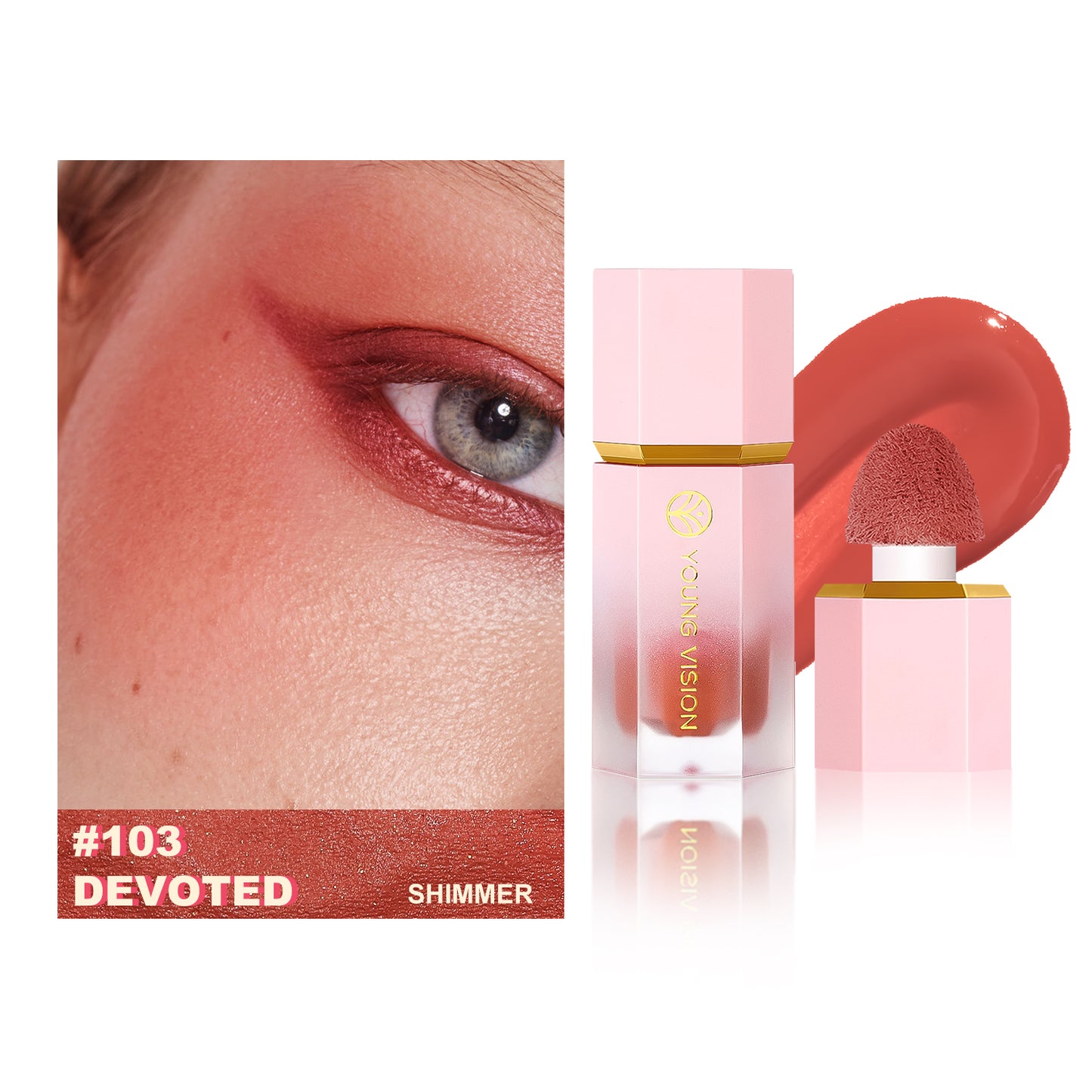 Eight Shades of Blush Liquid Lift and Brightening Long-lasting Color Development Natural Blush Liquid Cross-border makeup