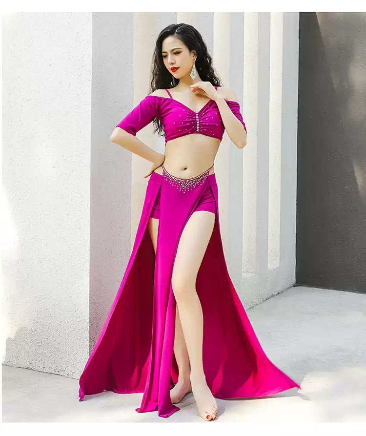 belly dance dress class wear traning clothes