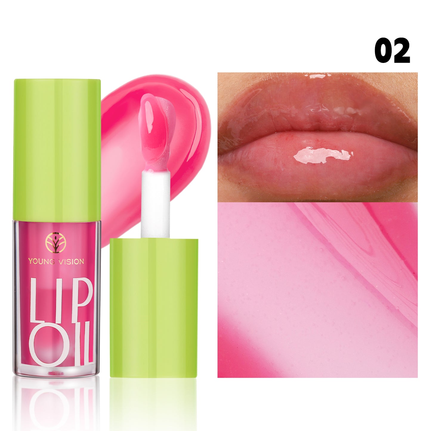 Lip Moisturizing Oil Plump lip fade lip lines Water gloss lip glaze transparent lip gloss 6 colors