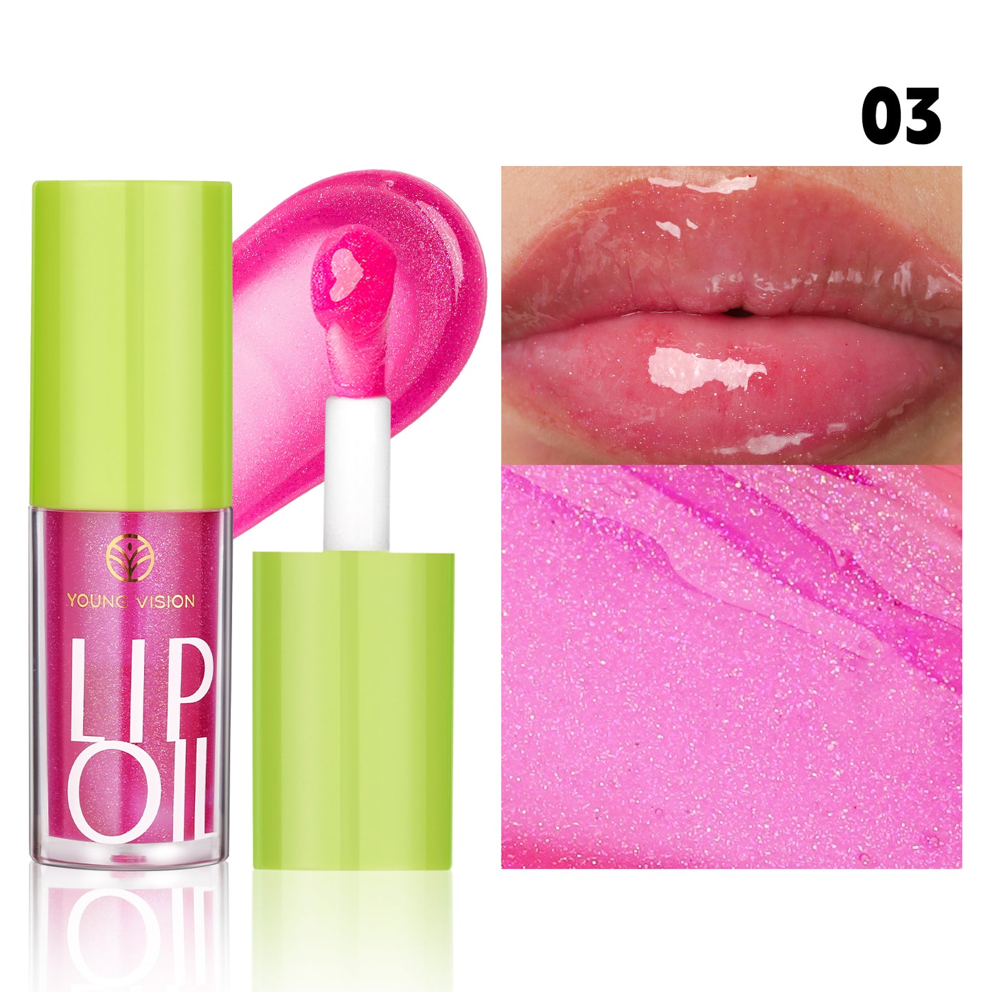 Lip Moisturizing Oil Plump lip fade lip lines Water gloss lip glaze transparent lip gloss 6 colors