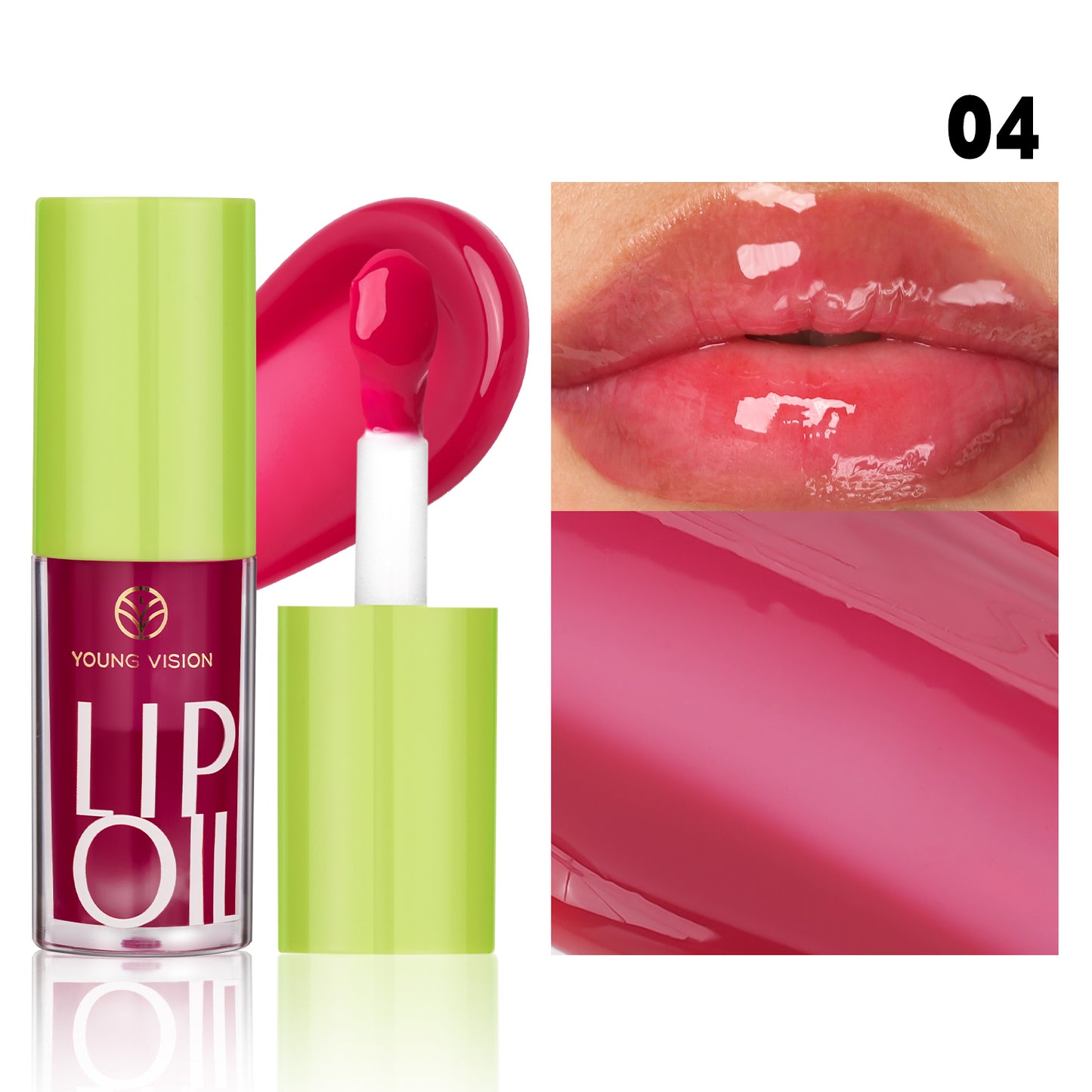 Lip Moisturizing Oil Plump lip fade lip lines Water gloss lip glaze transparent lip gloss 6 colors