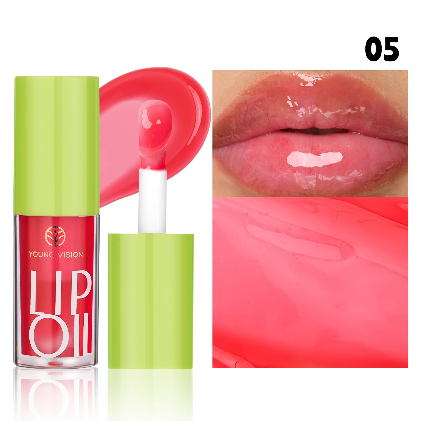 Lip Moisturizing Oil Plump lip fade lip lines Water gloss lip glaze transparent lip gloss 6 colors