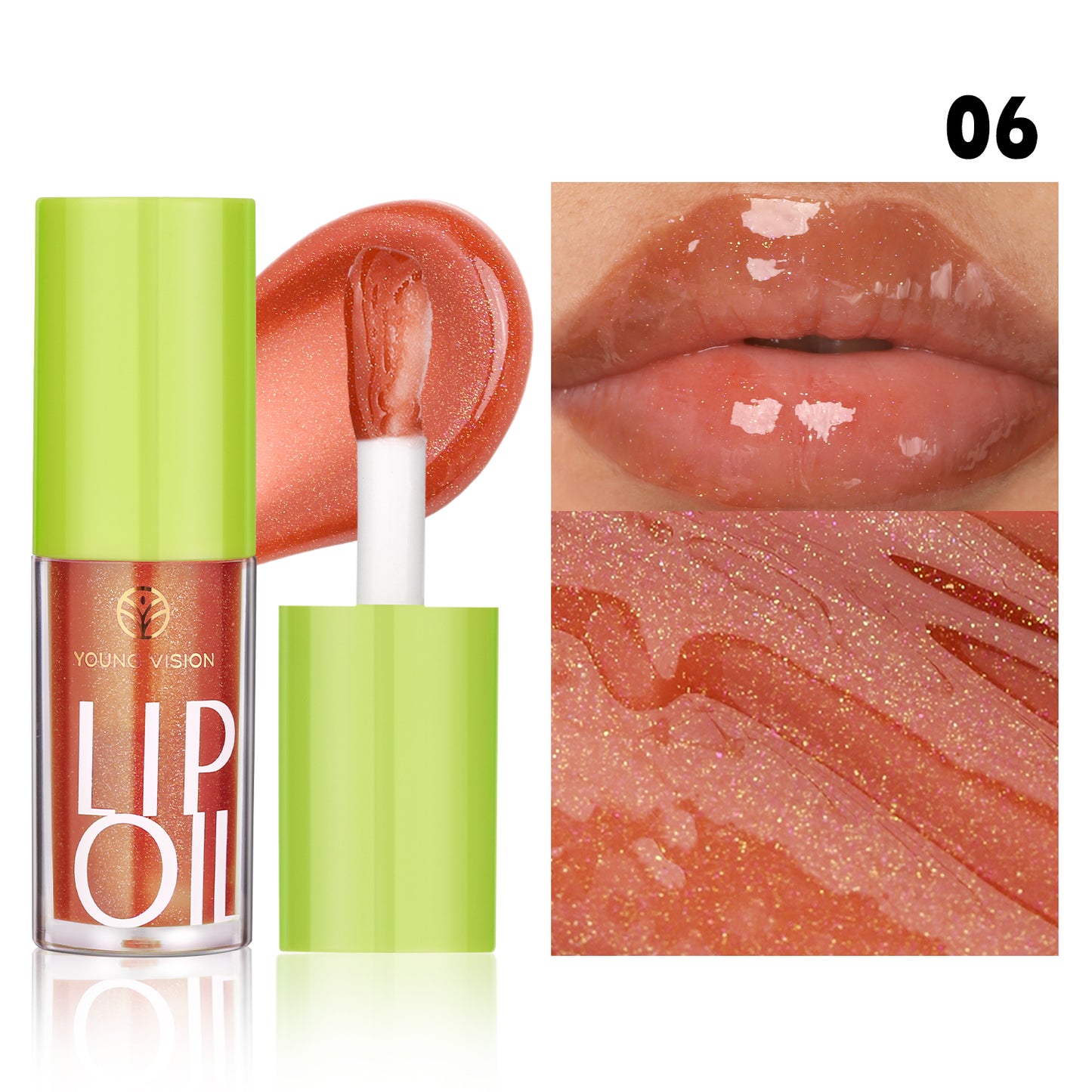 Lip Moisturizing Oil Plump lip fade lip lines Water gloss lip glaze transparent lip gloss 6 colors