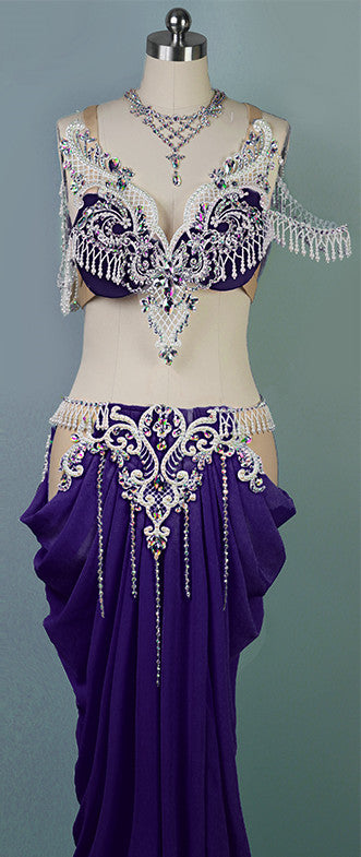 belly dance costume long skirt group performance