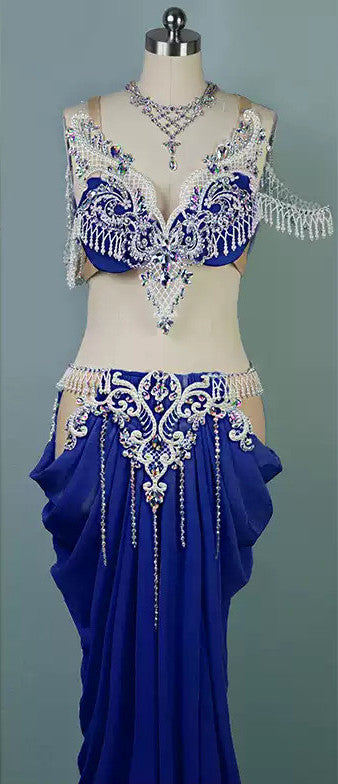 belly dance costume long skirt group performance