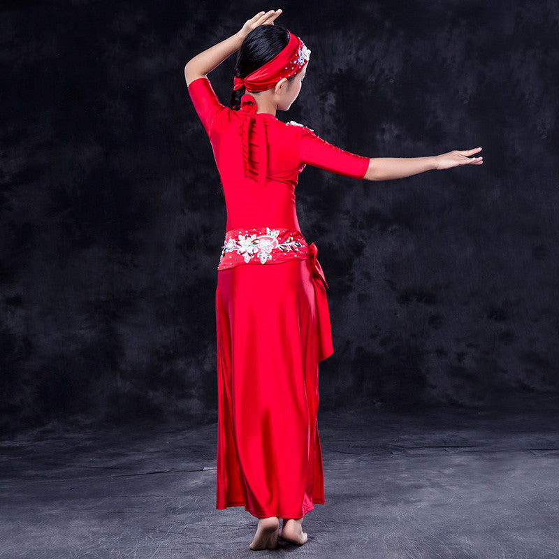 shaabi costume for kid belly dance show performance