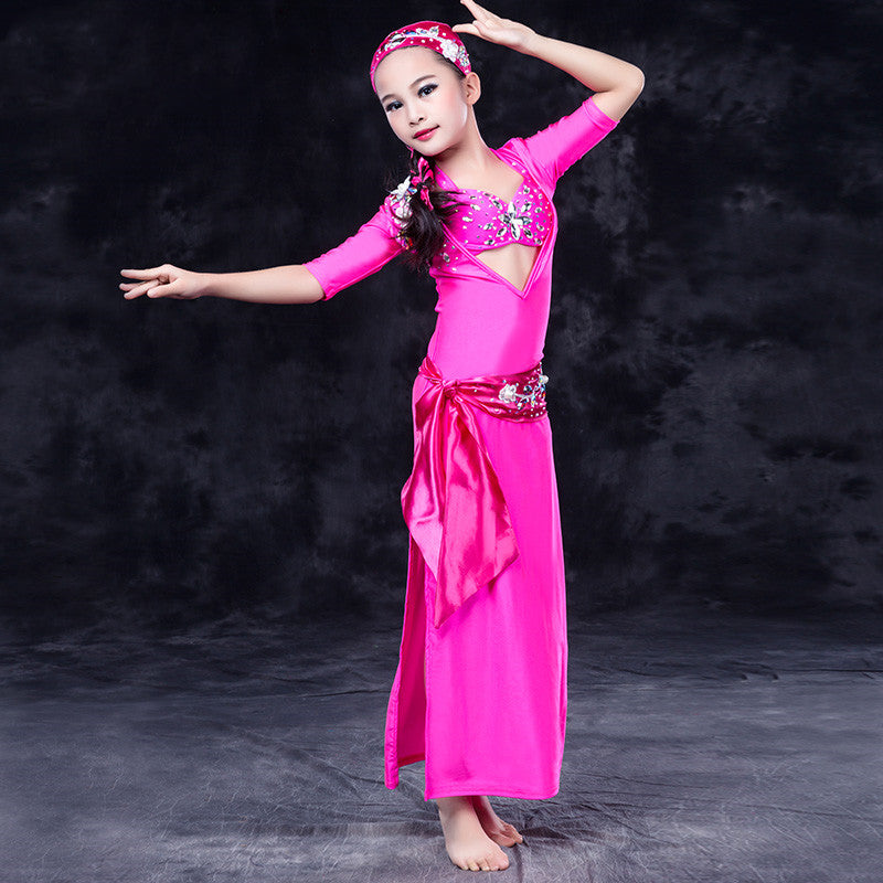 shaabi costume for kid belly dance show performance